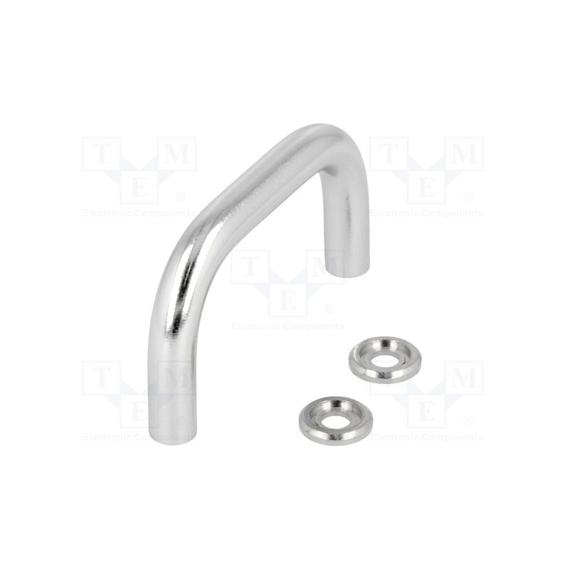 1 pcs x ELESA+GANTER - GN 425-8-55-CR - Handle, chromium plated steel, chromium plated, H: 35mm, Ø: 8mm