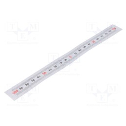 1 pcs x ELESA+GANTER - GN 711-KUS-200-W-M - Ruler, figures horizontally arranged,self-adhesive, W: 11mm