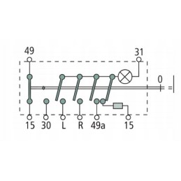 Hella hazard warning light switch 6hf w6d47