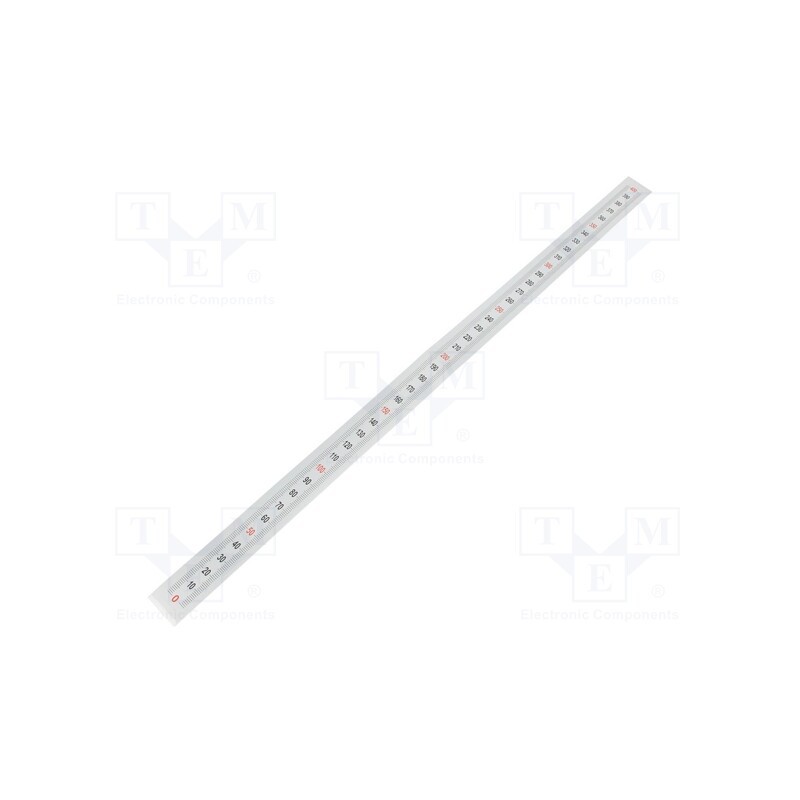 1 pcs x ELESA+GANTER - GN 711-KUS-400-S-U - Ruler, figures vertically arranged,self-adhesive, W: 11mm