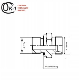 Connections of the 1-section distributor badestnost p40