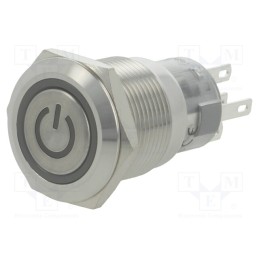 1 pcs x ONPOW - LAS1-AGQ-11ZET/R/24V/S - Switch: vandal resistant, Pos: 2, SPDT, 0.5A/220VAC, 1A/24VDC, IP67