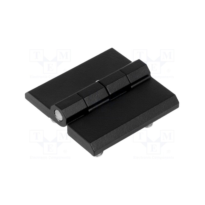 1 pcs x ROZTOCZE - 3.ZN65.002 RAL-9005 - Hinge, Width: 50mm, zinc and aluminium alloy, black, H: 50mm