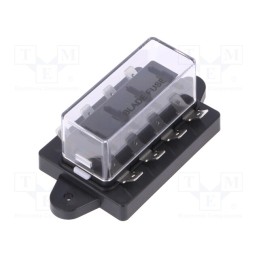 1 pcs x SCI - R3-76D-01-3104 - Fuse boxes, 19mm, 30A, screw, Leads: connectors 6,4mm, Body: black