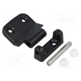 1 pcs x ROZTOCZE - 3.519.04.00 - Hinge, Width: 48mm, zinc and aluminium alloy, black, H: 45mm