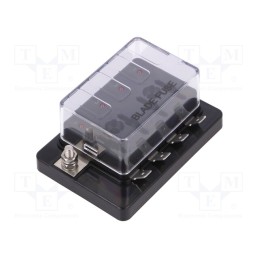 1 pcs x SCI - R3-76C-01-3L104 - Fuse boxes, 19mm, 30A, screw, Leads: connectors 6,4mm, Body: black