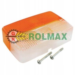 Transparent orange turn signal lamp cover