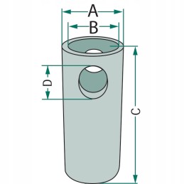 Reduction sleeve 37mm 62mm walterscheid
