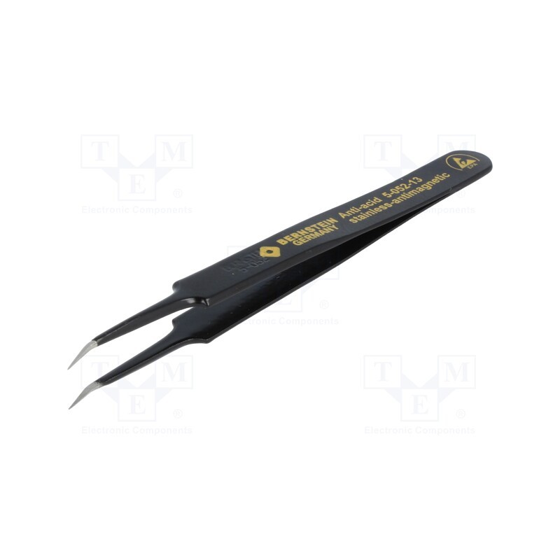 1 pcs x BERNSTEIN - 5-052-13 - Tweezers, non-magnetic, Tweezers len: 110mm, for precision works