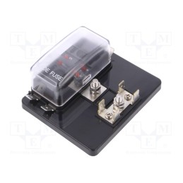 1 pcs x SCI - R3-76B-01-3L104 - Fuse boxes, 19mm, 30A, screw, Leads: connectors 6,4mm, Body: black