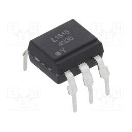 2 pcs x LITEON - 4N35M - Optocoupler, THT, Ch: 1, OUT: transistor, Uinsul: 3.55kV, Uce: 30V