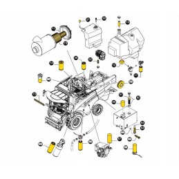 External air filter new holland case 84072431 cnh