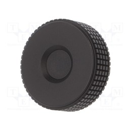 1 pcs x ELESA+GANTER - MBT.50 P-M10X20-C9 - Knob, Ø: 50mm, Ext.thread: M10, 20mm, H: 33mm, technopolymer PP