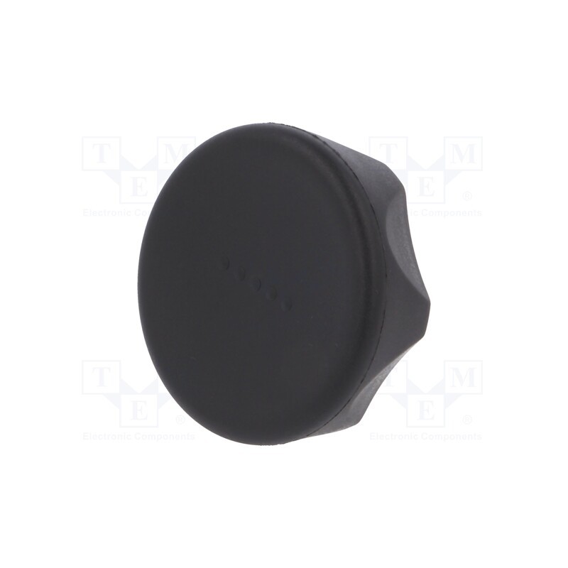 1 pcs x ELESA+GANTER - 221221-C1 - Knob, Ø: 45mm, Int.thread: M6, 12mm, H: 26mm, technopolymer PA