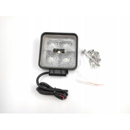 LED work lamp with 9 square diodes