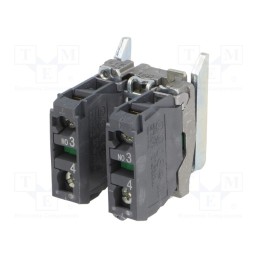 1 pcs x SCHNEIDER ELECTRIC - ZB4BZ103TQ - Contact block, 22mm, Harmony XB4, -25÷70°C, front fixing