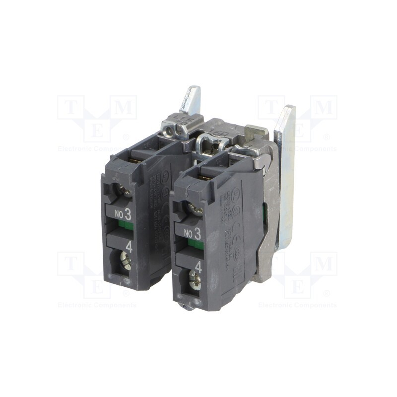 1 pcs x SCHNEIDER ELECTRIC - ZB4BZ103TQ - Contact block, 22mm, Harmony XB4, -25÷70°C, front fixing