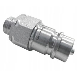 Hydraulic quick connector, plug M18x1, 5 female threads