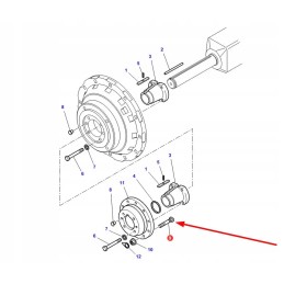 4384974m1 wheel stud m22 x 1 5 x 100