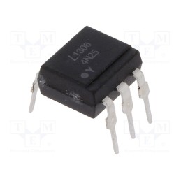 2 pcs x LITEON - 4N25 - Optocoupler, THT, Ch: 1, OUT: transistor, Uinsul: 2.5kV, Uce: 30V