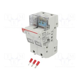 1 pcs x DF ELECTRIC - 485222 - Fuse holder, cylindrical fuses, 14x51mm, for DIN rail mounting