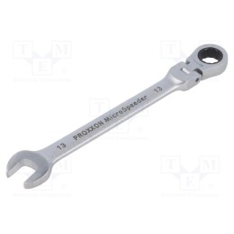 1 pcs x PROXXON - 23050 - Wrench, combination spanner,with joint, 13mm, MicroSpeeder