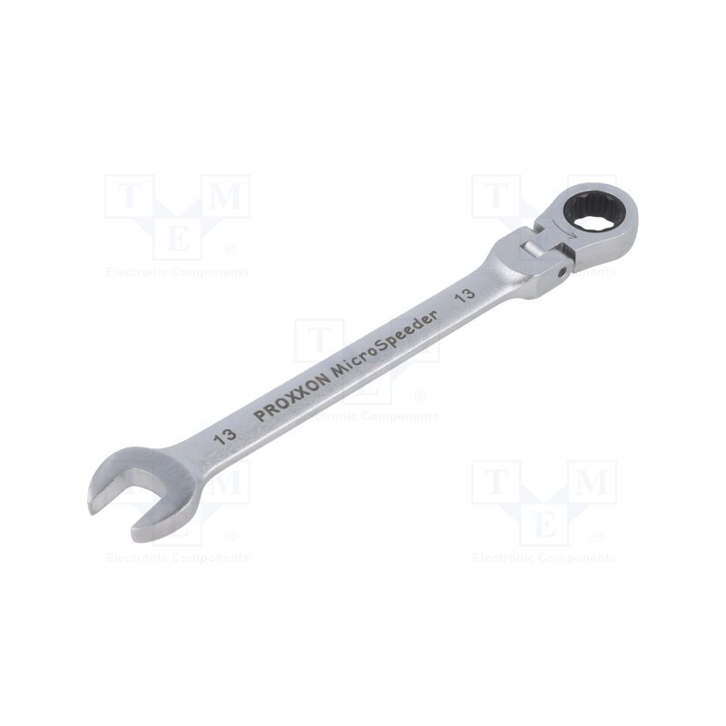 1 pcs x PROXXON - 23050 - Wrench, combination spanner,with joint, 13mm, MicroSpeeder