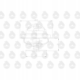 Thermostat forterra zetor 70011316 original ursus