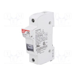 1 pcs x DF ELECTRIC - 485101 - Fuse holder, cylindrical fuses, 10.3x38mm, 32A, 690VAC, Poles: 1