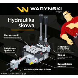Lower cap for 40l Warynski distributors