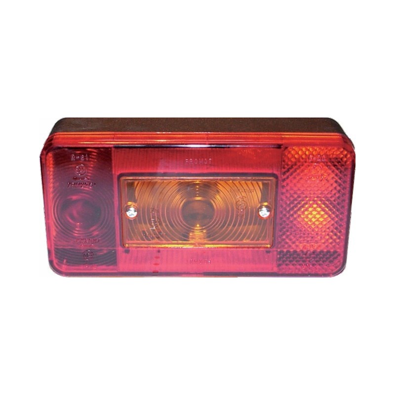 5-function rear lamp 188x100x55mm