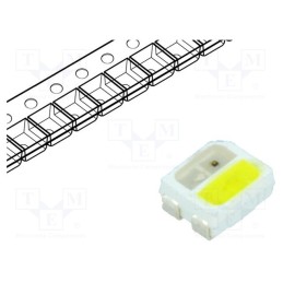 2 pcs x OPTOSUPPLY - OSRWRDS5C1A - LED, SMD, 3528,PLCC4, red/cold white, 3.5x2.7x1.5mm, 120°, 20mA