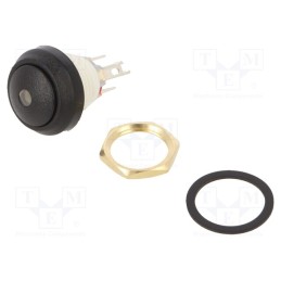 1 pcs x ITW LUMEX SWITCH - WSA48-1-RB-B-BK-B - Switch: push-button, Pos: 2, SPDT, 5A/250VAC, 5A/28VDC, ON-(ON)