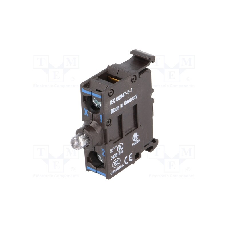 1 pcs x EATON ELECTRIC - M22-LEDC230-B - Illuminating unit, 22mm, RMQ-Titan, -25÷70°C, Illumin: LED, blue