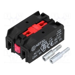 1 pcs x PROMET - EF30-2Y - Contact block, 30mm, NEF30, -15÷30°C, front fixing
