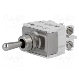 1 pcs x APEM - 647H - Switch: toggle, Pos: 3, DP3T, (ON)-OFF-(ON), 10A/250VAC, 5A/25VDC