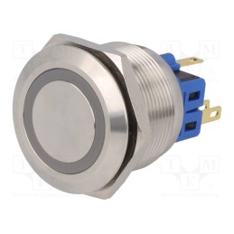 1 pcs x ONPOW - GQ25-11E/B/24V/S - Switch: vandal resistant, Pos: 2, SPDT, 3A/220VAC, 5A/24VDC, IP65