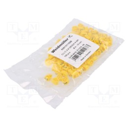 100 pcs x WEIDMu00dcLLER - CLI C 2-4 GE/SW 9 MP - Markers, Marking: 9, 4÷10mm, PVC, yellow, -30÷80°C, leaded, CLI C