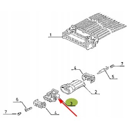 7700033135 electrical connection connector