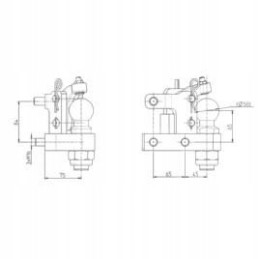 Right rear wheel steering system 711470012 Sauer