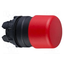 1 pcs x SCHNEIDER ELECTRIC - ZB5AC44 - Switch: push-button, 22mm, Stabl.pos: 1, red, none, IP66, mushroom