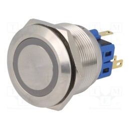 1 pcs x ONPOW - GQ25-11E/B/12V/S - Switch: vandal resistant, Pos: 2, SPDT, 3A/220VAC, 5A/24VDC, IP65