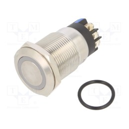 1 pcs x ONPOW - LAS1GQF-11E/L/B/24V/S - Switch: vandal resistant, Pos: 2, SPDT, 3A/220VAC, 5A/24VDC, IP65