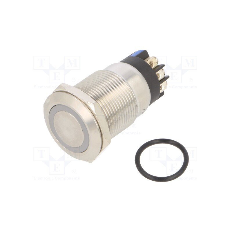 1 pcs x ONPOW - LAS1GQF-11E/L/B/24V/S - Switch: vandal resistant, Pos: 2, SPDT, 3A/220VAC, 5A/24VDC, IP65