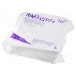 1 pcg x KIMBERLY CLARK - 7624 KIMTECH PURE - Cleaning cloth: cloth, dry, 35pcs, Features: low dusting, white