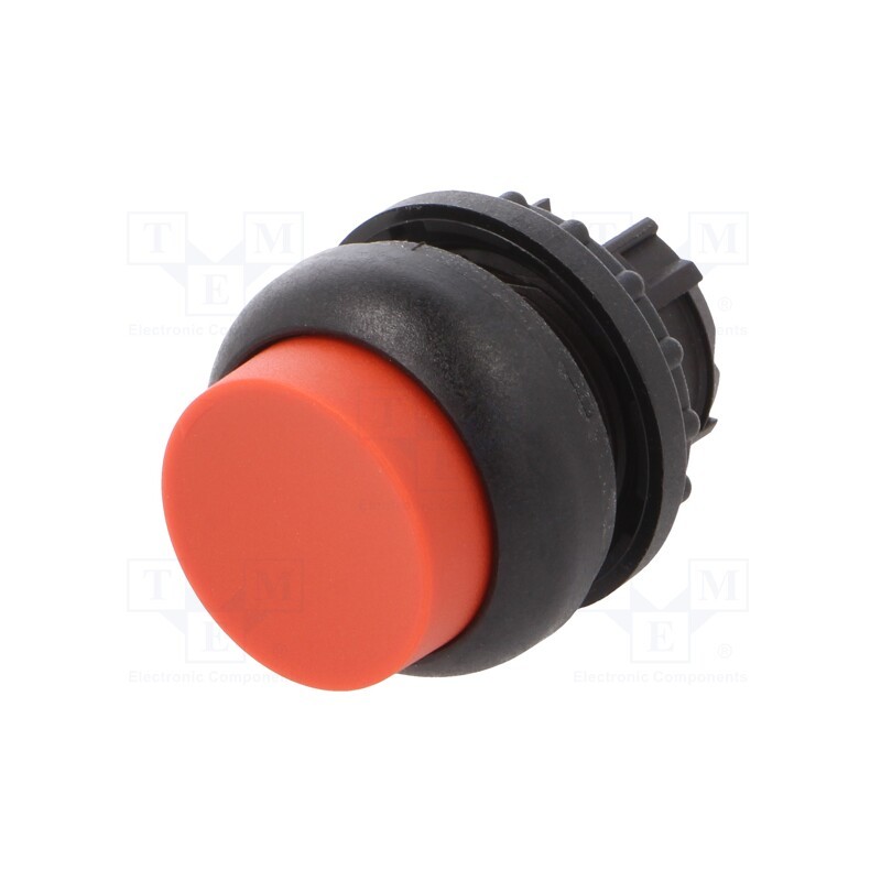 1 pcs x EATON ELECTRIC - M22S-DRH-R - Switch: push-button, 22mm, Stabl.pos: 2, red, none, IP67, prominent