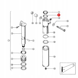 Sealing ring claas 239274 0 corteco