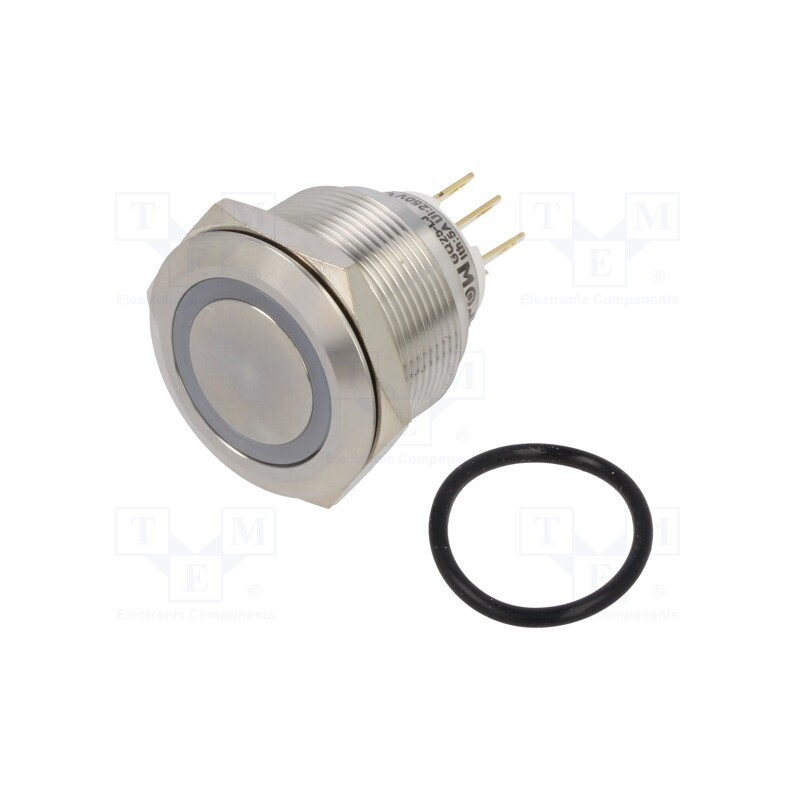 1 pcs x ONPOW - LAS1GQ25-11E/G/24V/S - Switch: vandal resistant, Pos: 2, SPDT, 3A/220VAC, 5A/24VDC, IP65