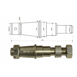 Mtz C50 actuator pin long with radius