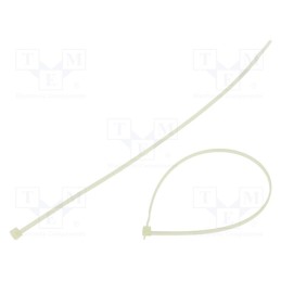 100 pcs x HELLERMANNTYTON - 111-03569 - Cable tie, L: 290mm, W: 3.5mm, polyamide, 135N, natural, Ømax: 80mm